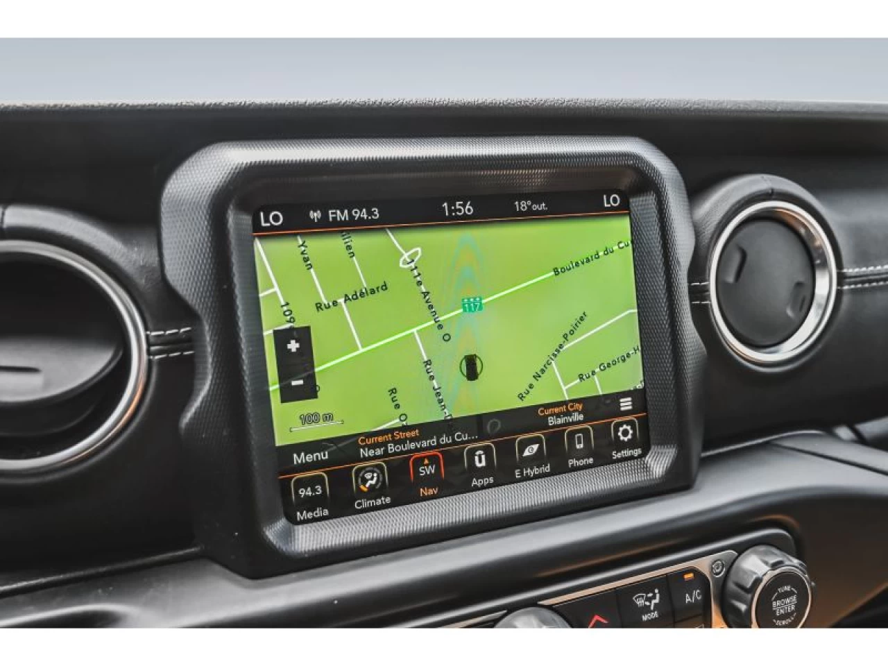 2022 Jeep Wrangler 4XE Sahara 4X4 GROUPE TEMPS FROID ATTELAGE REMORQU Main Image
