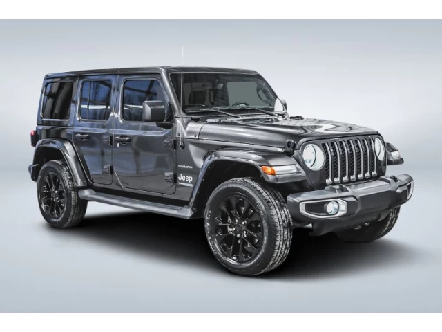 Jeep Wrangler 4xe Unlimited Sahara 4x4 GR. TEMPS ENS REMORQUAGE 2021