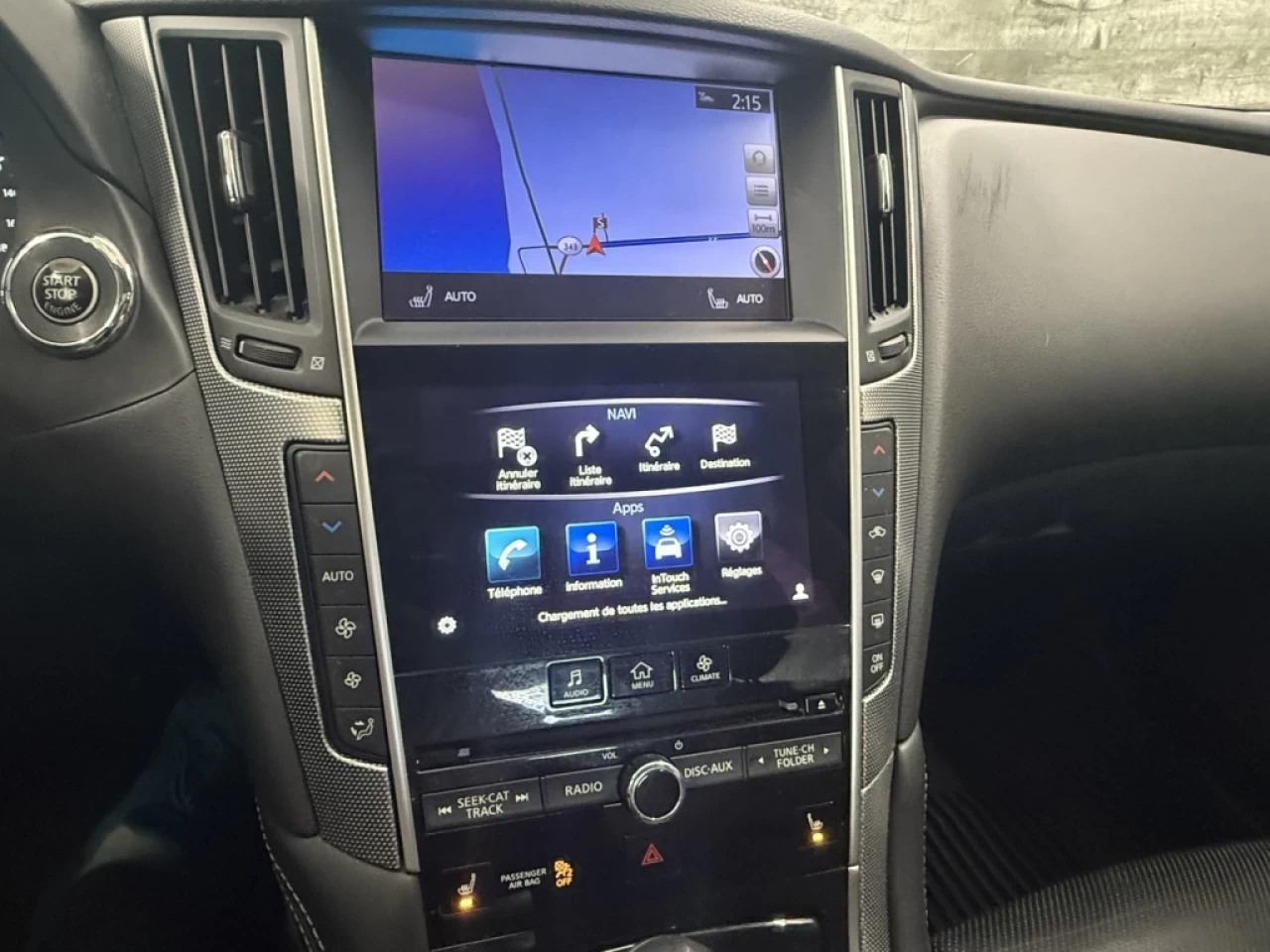 2016 Infiniti Q50 3.0t AWD NAV CUIR TOIT S,CHAUFFANT**APPROUVÉE 99,9 Main Image