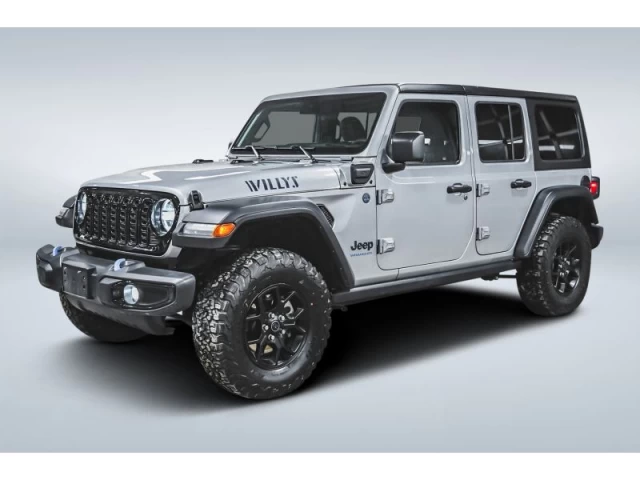 Jeep Wrangler 4xe Willys 4 Door 4x4 GROUPE REMORQUAGE 2024