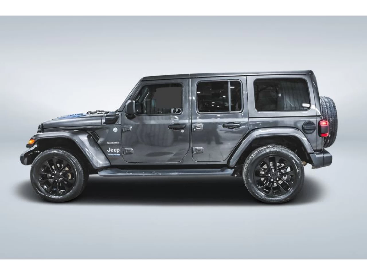 2021 Jeep Wrangler 4xe Unlimited Sahara 4x4 GR. TEMPS ENS REMORQUAGE Main Image