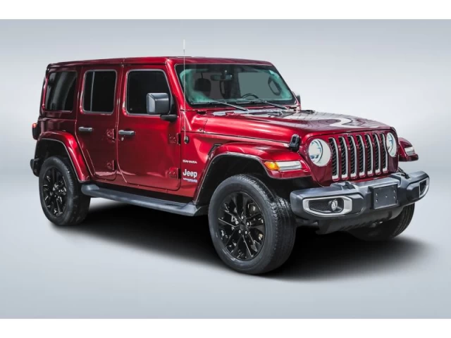 Jeep Wrangler 4XE Unlimited Sahara 4x4 TRAILER TOW GROUP CUIR 2021